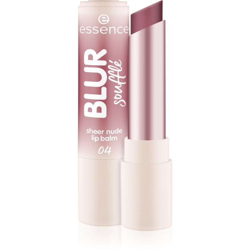 essence Blur Soufflé tónovací balzam na pery s matným efektom odtieň 04 Nude Mauve 3 g