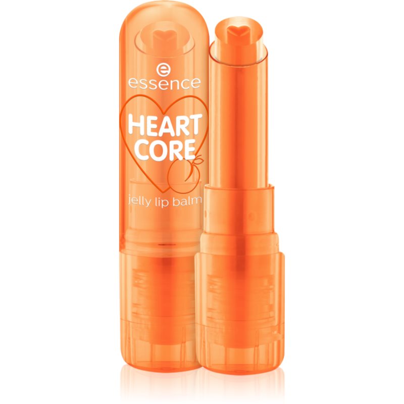 essence HEART CORE tónovací balzam na pery s leskom odtieň 04 Peach Please! 3 g