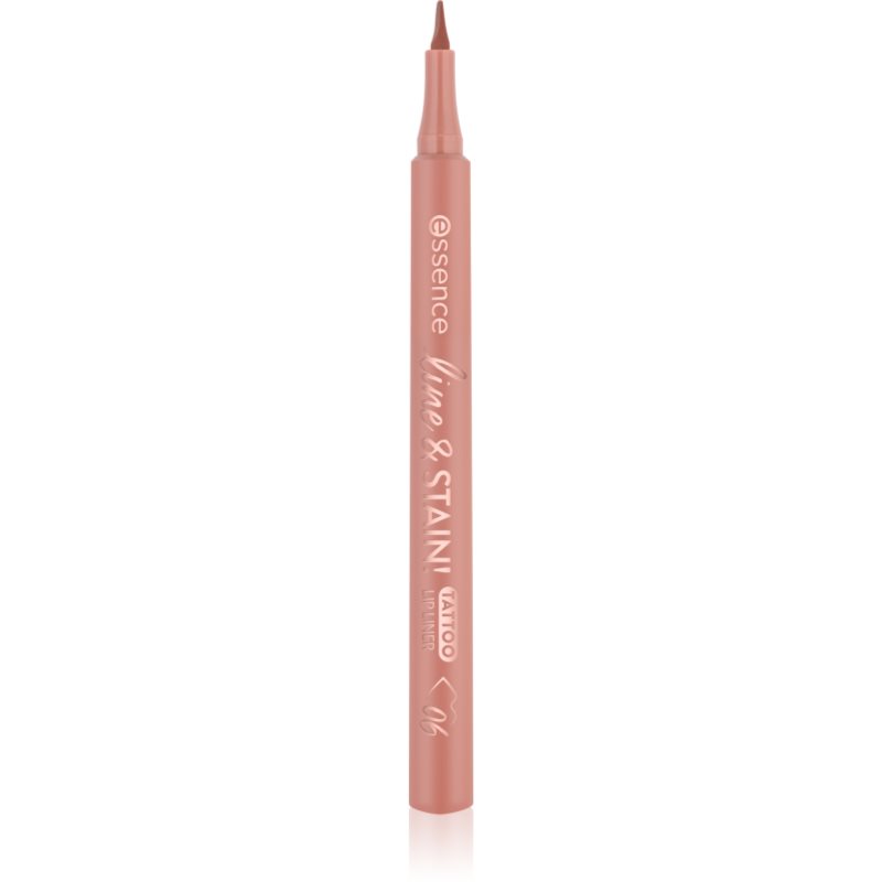 essence line & STAIN! TATTOO kontúrovacia fixka na pery pre dlhotrvajúci efekt odtieň 06 Cinna-Mood 1.1 ml
