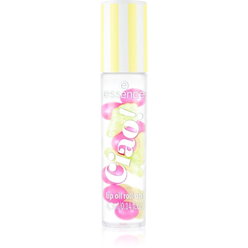 essence Ciao! olej na rty roll-on odstín 01 Ciao Cutie 4.3 ml