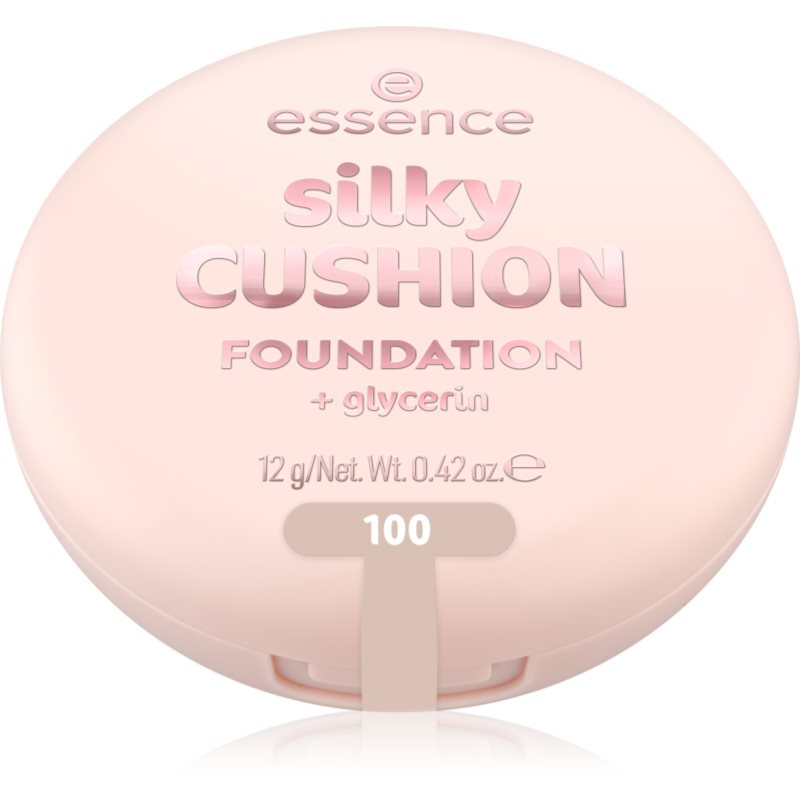 essence silky CUSHION FOUNDATION make-up v hubke so stredným krytím odtieň 100 12 g