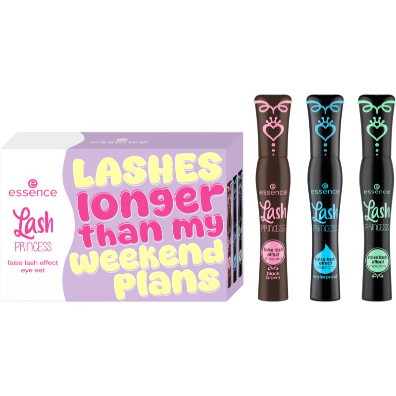 essence Lash PRINCESS false lash effect eye set set mascara per un effetto ciglia finte