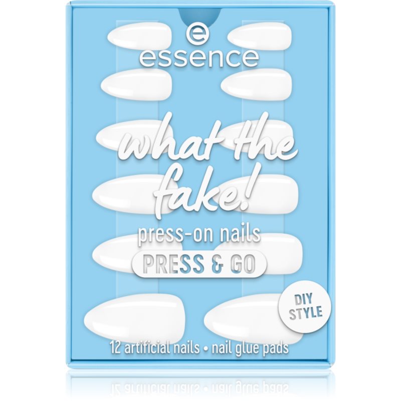 essence WHAT THE FAKE! umelé nechty 02 bare white