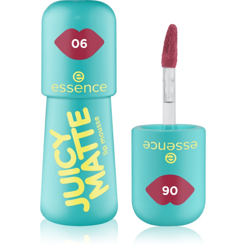 essence JUICY MATTE penový rúž s matným efektom odtieň 06 Midnight Rose 2.7 ml