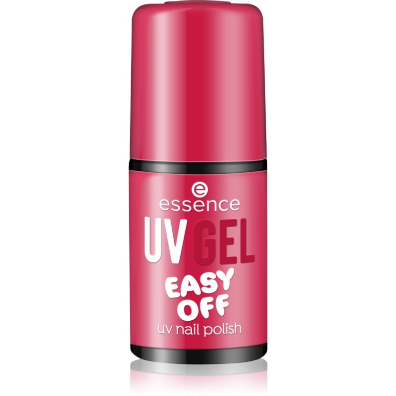 essence UV GEL EASY OFF gélový lak na nechty s použitím UV/LED lampy odtieň 106 - pomegranate, please! 5 ml