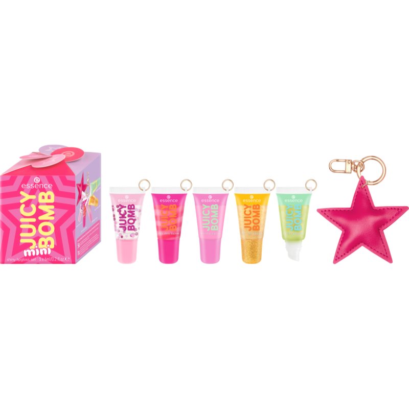essence Juicy Bomb Mini Huulepulkade komplekt mini 01 Holiday Happiness