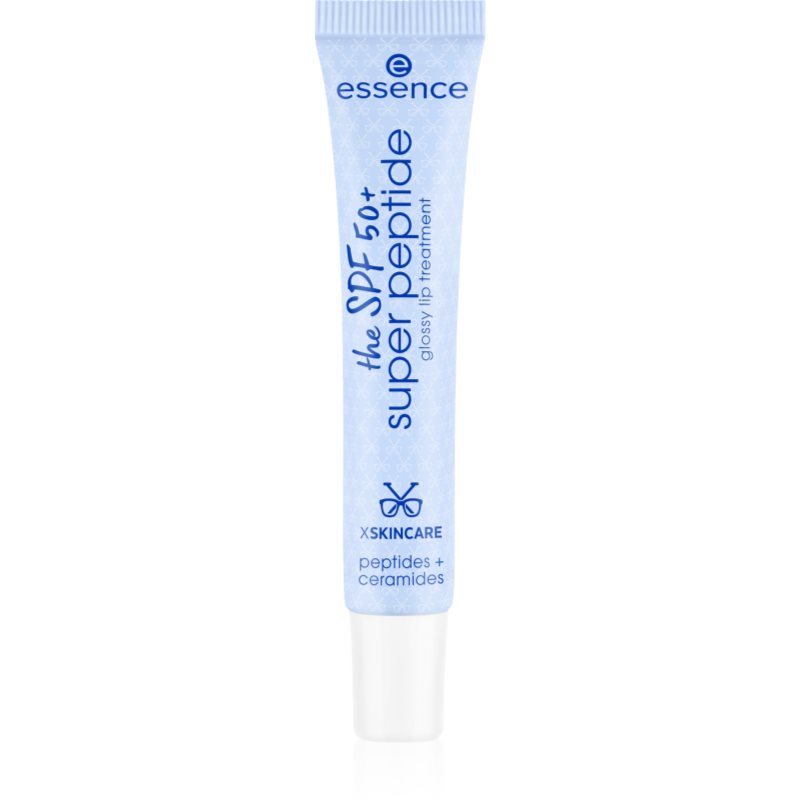 essence essence xskincare the super peptide glänzender Lippenbalsam SPF 50+ Farbton 01 Extra Peptacular! 10 ml