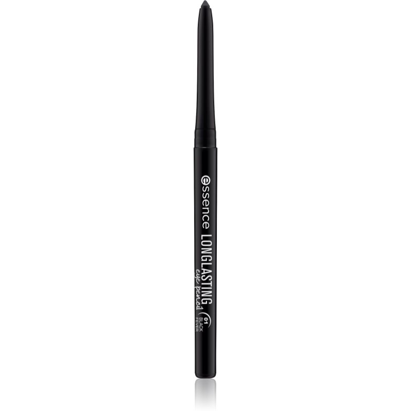 Essence LONG-LASTING ceruzka na oči odtieň 01 Black Fever 0.28 g