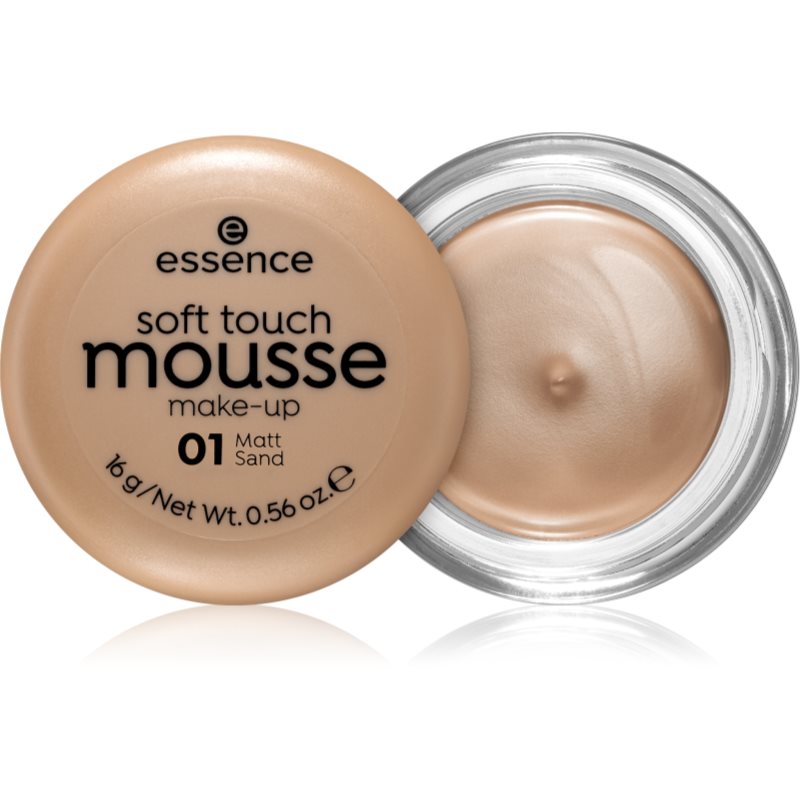 

Essence Soft Touch матуючий кремовий тональний засіб відтінок 01 Matt Sand