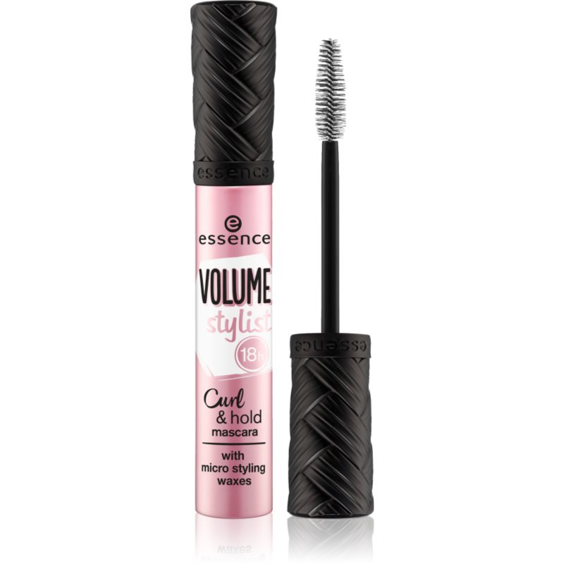 

Essence VOLUME Stylist 18h стійка туш для вій для об'єму та підкручення вій відтінок Black