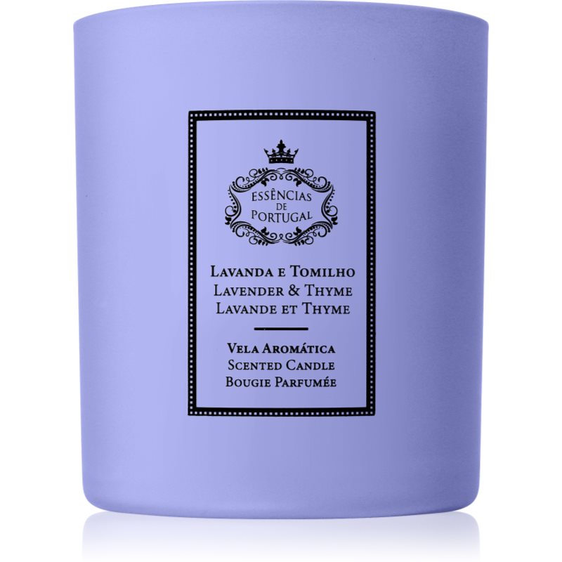 Essencias de Portugal   Saudade Natura Lavender & Thyme lumânare parfumată 180 g