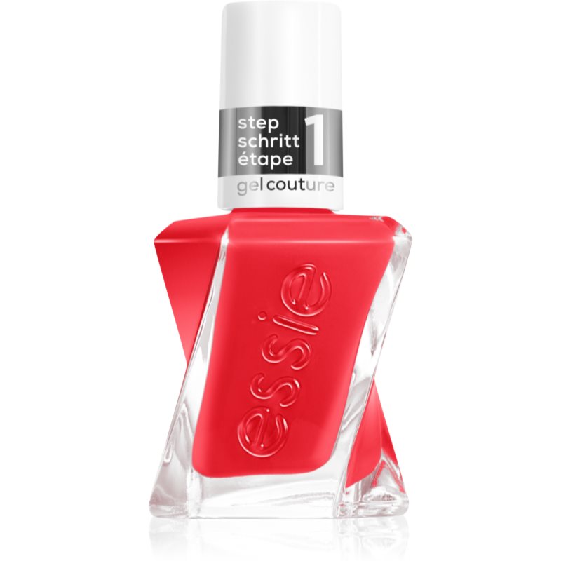 essie gel couture 2.0 lak za nohte z gel učinkom odtenek 470 sizzling hot 13,5 ml