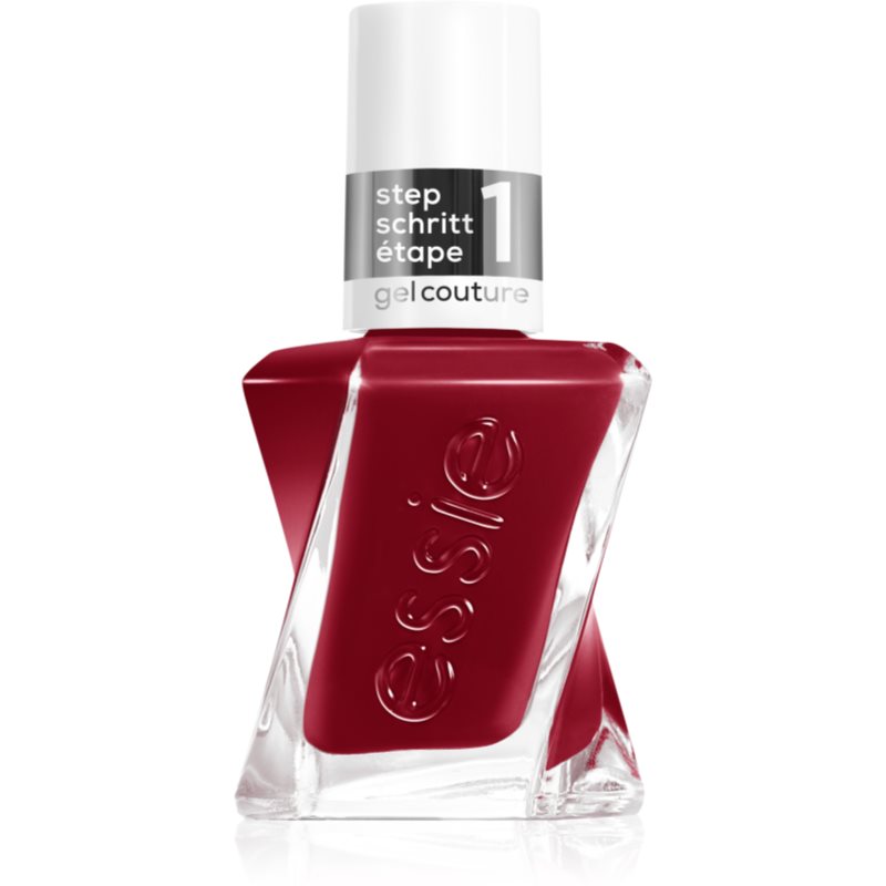 essie gel couture 2.0 lak za nokte s gel efektom nijansa 509 paint the gown red 13,5 ml