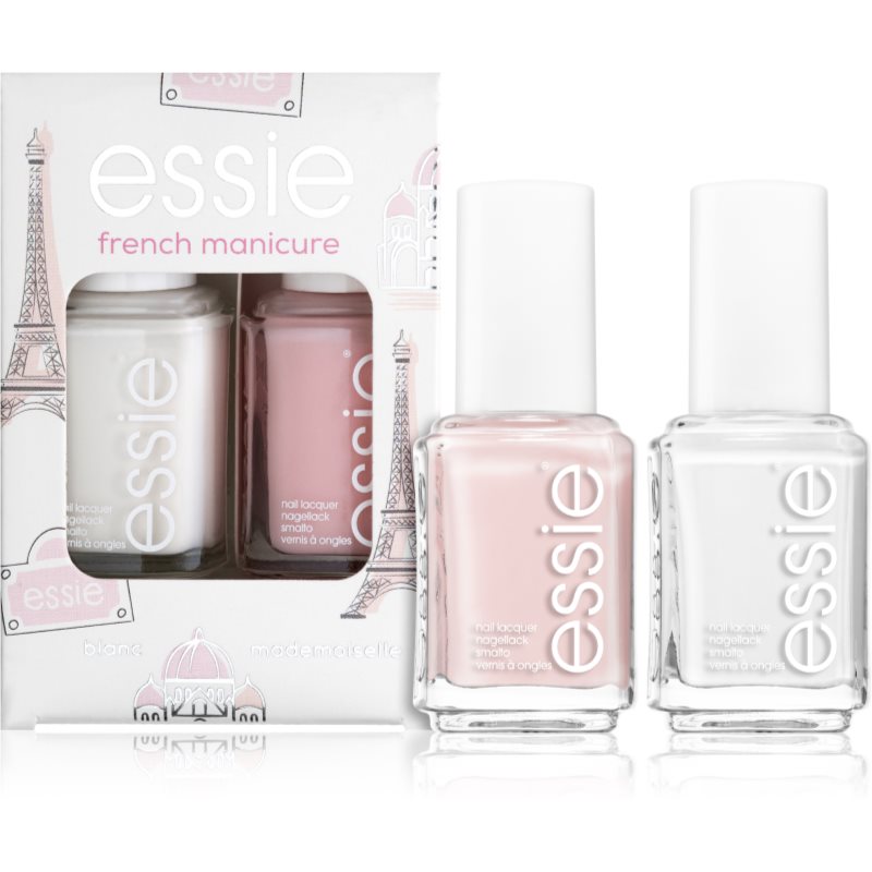 Essie essie french manicure kit med nagellack (För fransk manikyr) 2x13,5 ml female