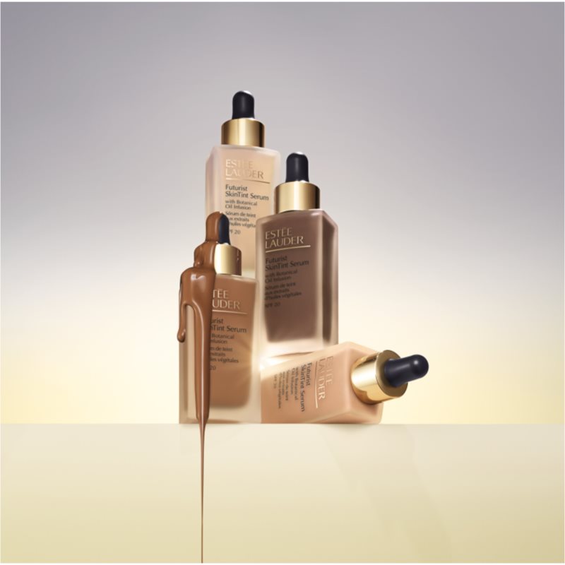 Estée Lauder Futurist SkinTint Serum Foundation With Botanical Oil Infusion SPF 20 nourishing foundation SPF 20 shade 3C2 Pebble 30 ml