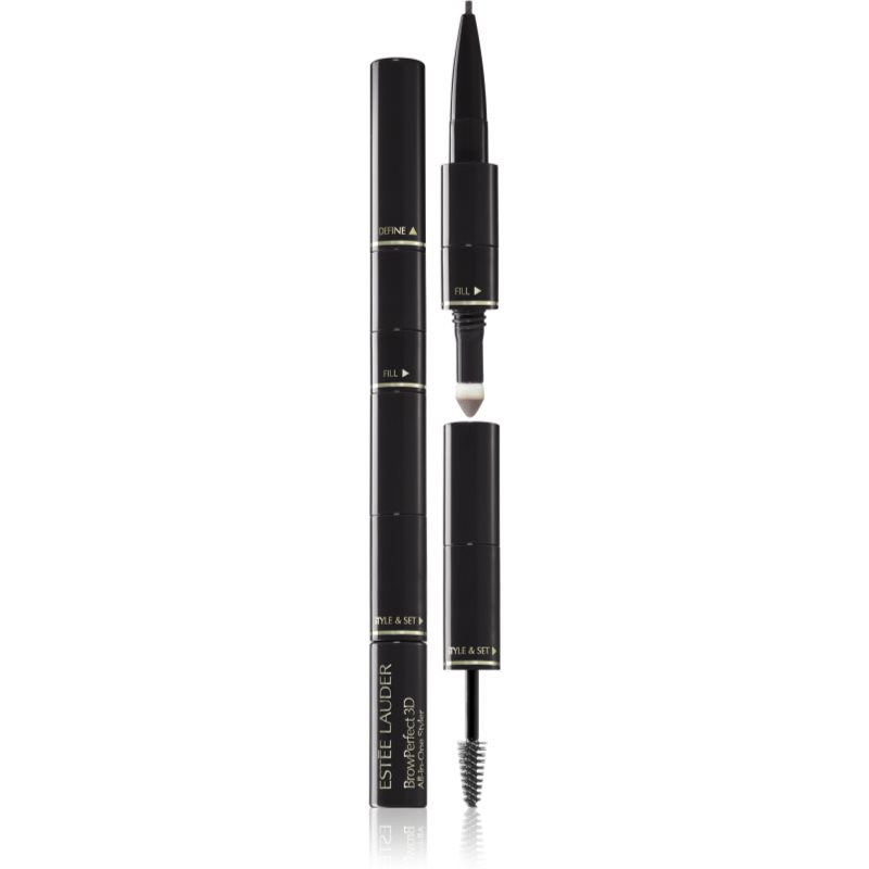 Estée Lauder BrowPerfect 3D All-in-One Styler olovka za obrve 3 u 1 nijansa Blackened Brown 2,07 g