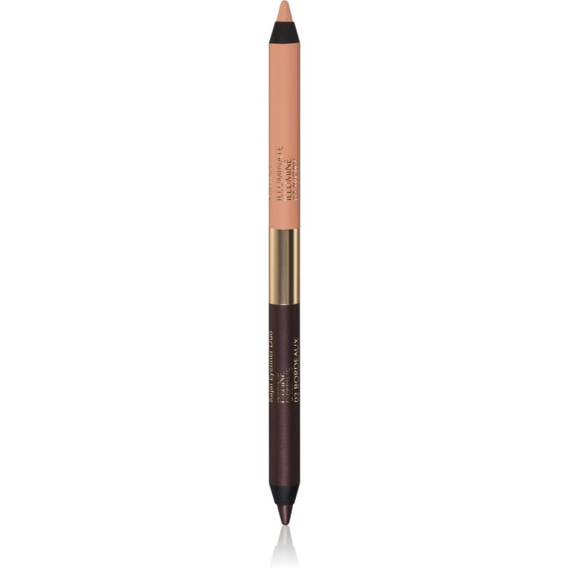 Estée Lauder Smoke & Brighten Kajal Eyeliner Duo каяловий олівець для очей відтінок Bordeaux / Ivory 1 гр