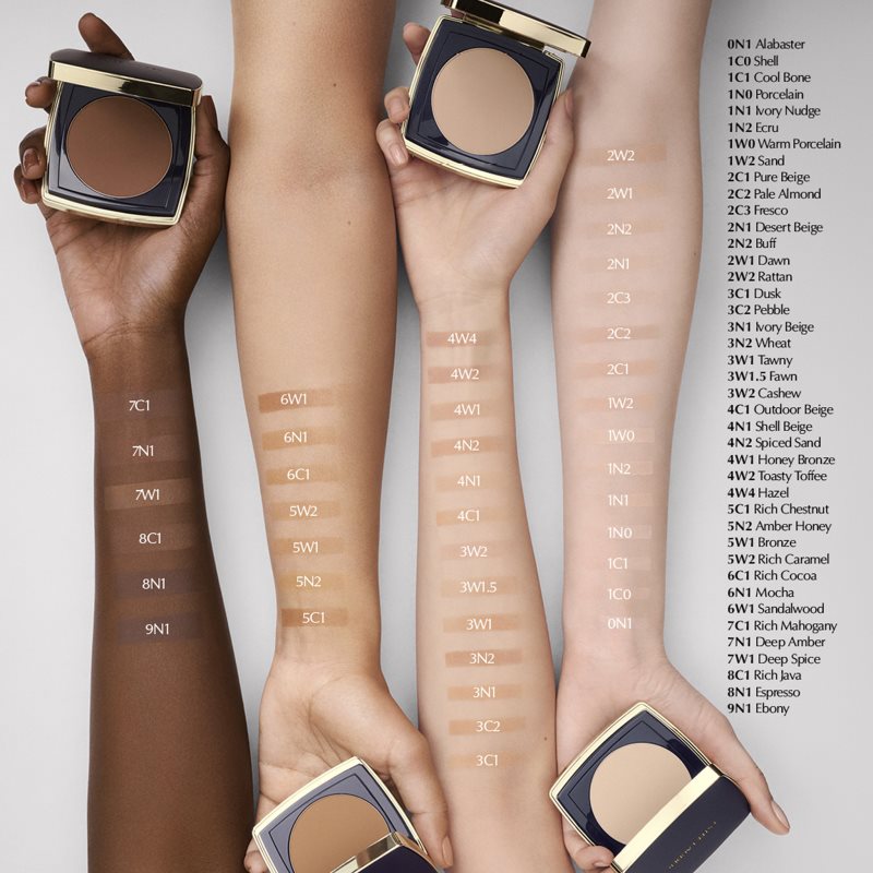 Estée Lauder Double Wear Stay-in-Place Matte Powder Foundation base de maquillaje en polvo SPF 10 tono 2C1 Pure Beige 12 g