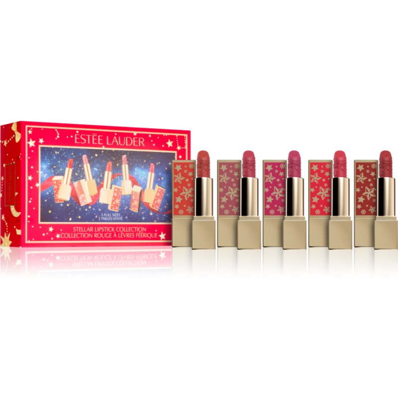 Estée Lauder Holiday Stellar Lipstick Set Presentförpackning (för läppar) 5x3,5 g female