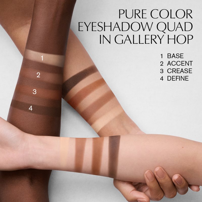 Estée Lauder Pure Color The Essential Eyeshadow Quad paletka očních stínů s aplikátorem odstín Gallery Hop 4 g (obrázek 3)