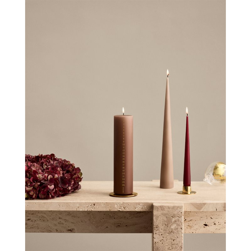 Ester & Erik Advent Soft Clay Decorative Candle 6x25 Cm