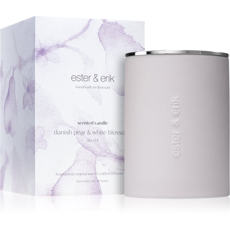 Ester & Erik Scented Candle Danish Pear & White Blossom (no. 04) Aроматична свічка 350 гр