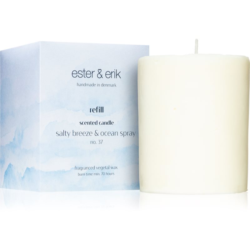 ester & erik scented candle salty breeze & ocean spray (no. 37) vonná svíčka náhradní náplň 350 g