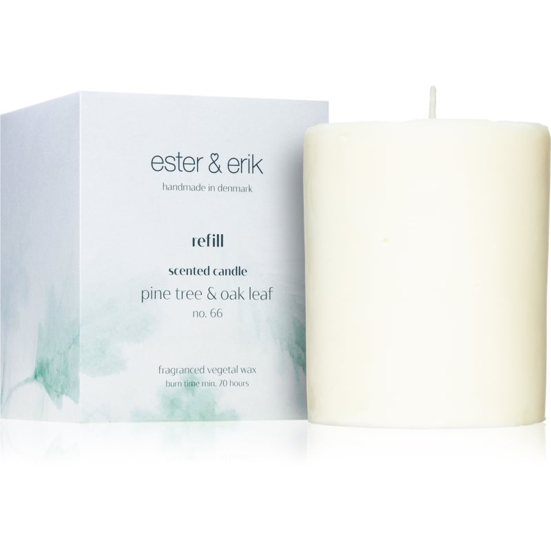 ester & erik scented candle pine tree & oak leaf (no. 66) vonná sviečka náhradná náplň 350 g