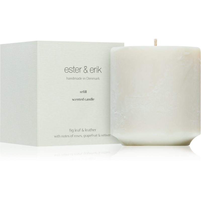 Ester & Erik Fig Leaf & Leather Scented Candle Refill 220 G