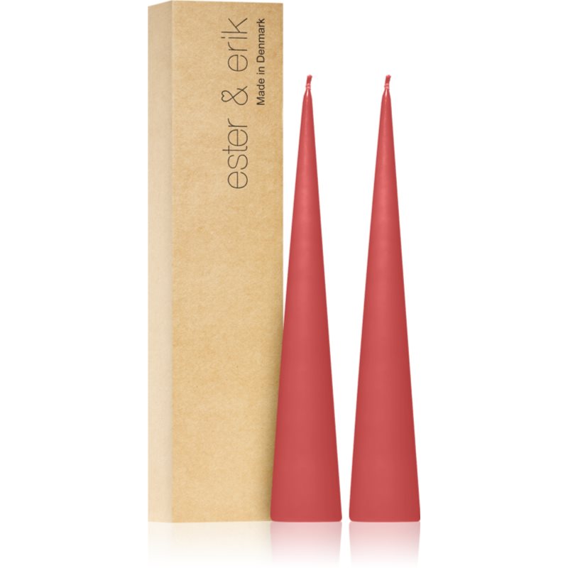 ester & erik cone candles coral reef (no. 26) dekorativ ljusstake 2x25 cm unisex