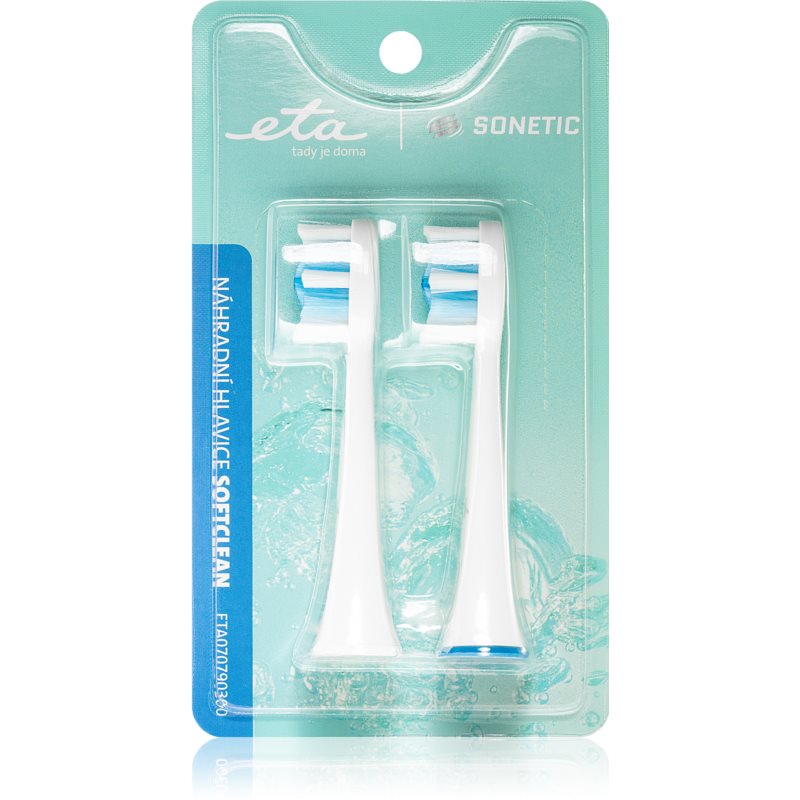 ETA Sonetic RegularClean 0707 90200 змінні головки для зубної щітки For ETAx707 2 кс