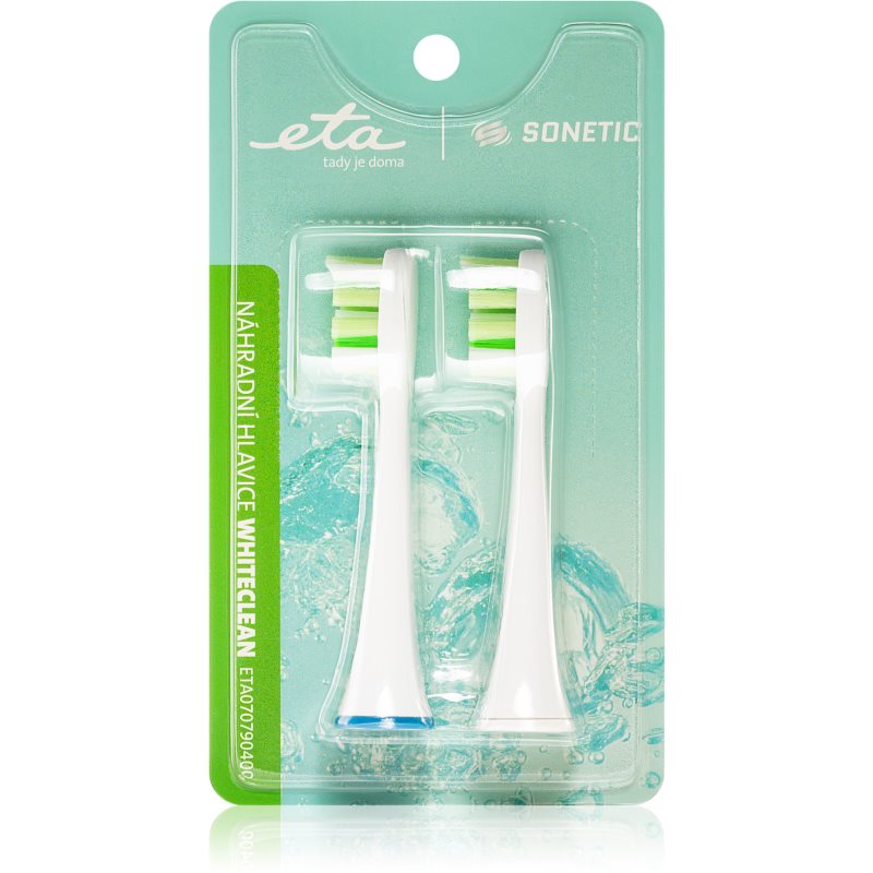 E-shop ETA Sonetic WhiteClean 0707 90400 náhradní hlavice pro zubní kartáček For ETAx707 2 ks