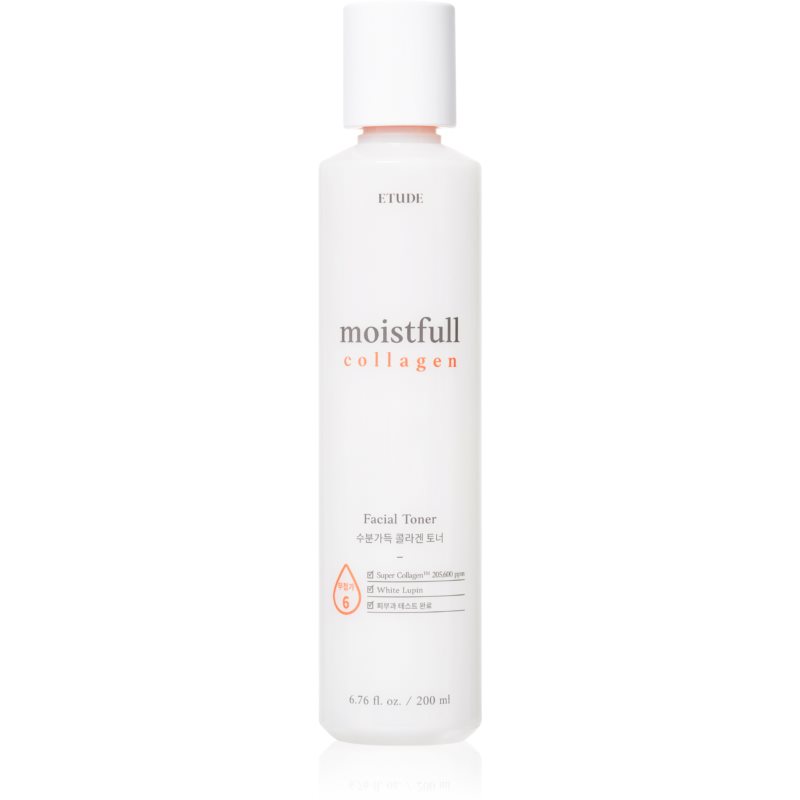 ETUDE Moistfull Collagen Softening And Hydrating Toner With Collagen 200 Ml