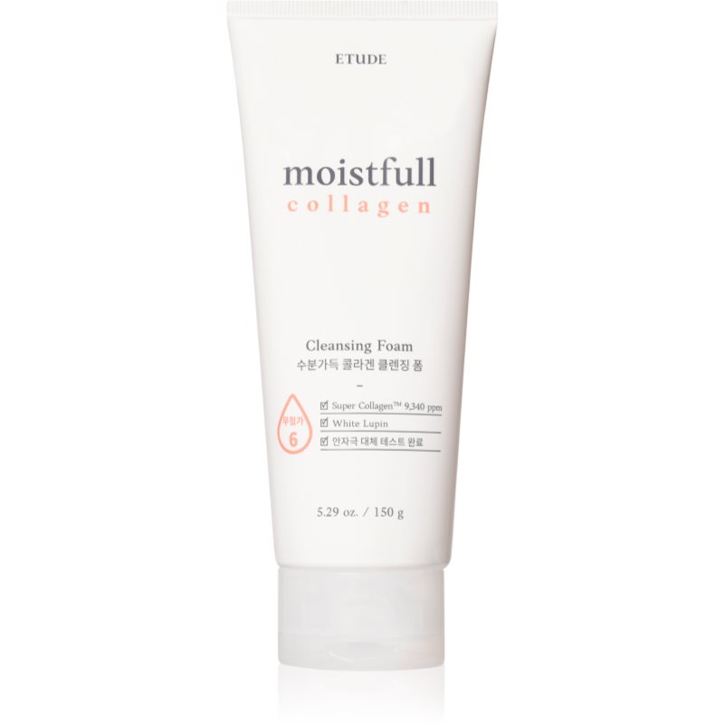 Photos - Facial / Body Cleansing Product Etude House ETUDE ETUDE Moistfull Collagen gentle cleansing foam with moisturising eff 