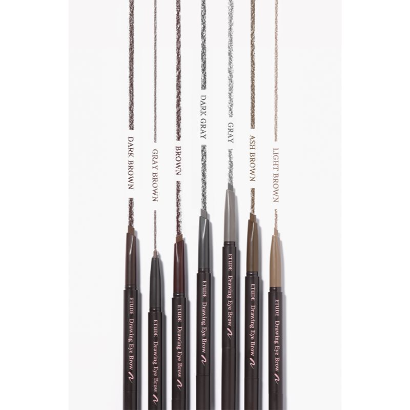 ETUDE Drawing Eye Brow олівець для брів зі щіточкою відтінок #3 Brown 0,25 гр