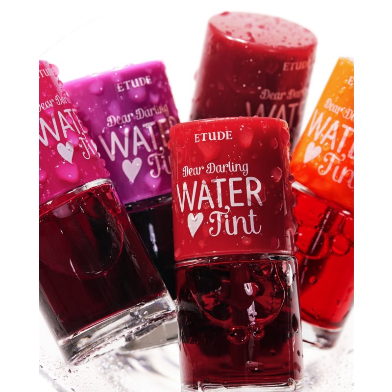 ETUDE Dear Darling Water Tint фарба для губ зі зволожуючим ефектом відтінок #01 Strawberry 9 гр