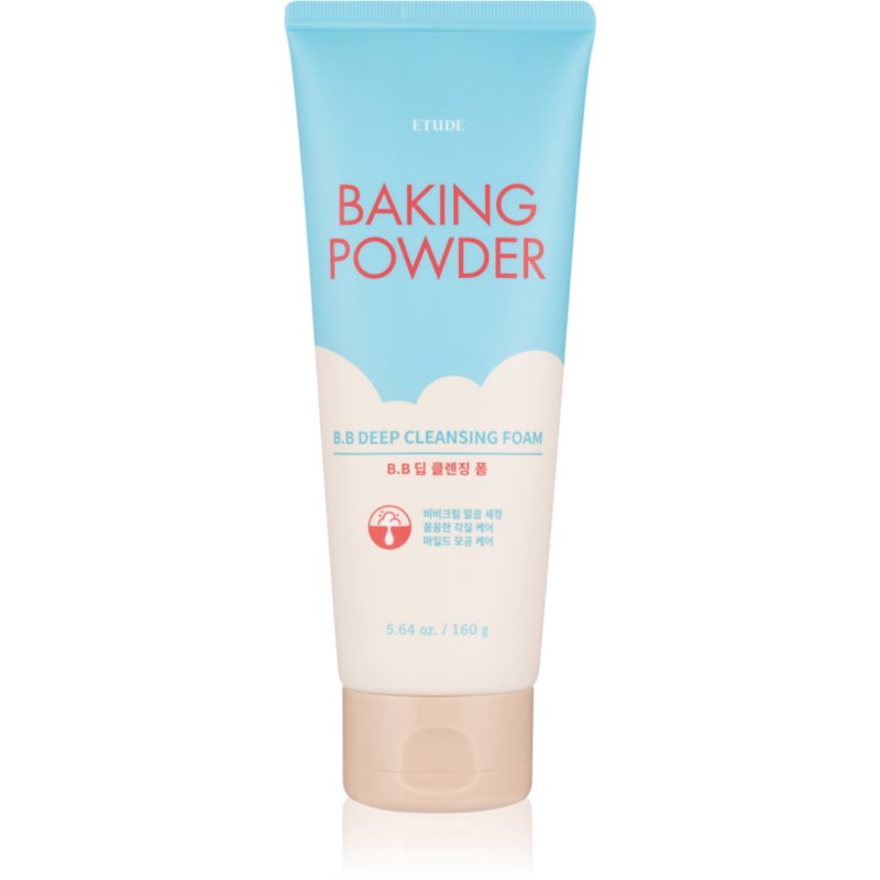 Photos - Facial / Body Cleansing Product Etude House ETUDE ETUDE Baking Powder deep cleansing creamy foam with exfoliating effe 