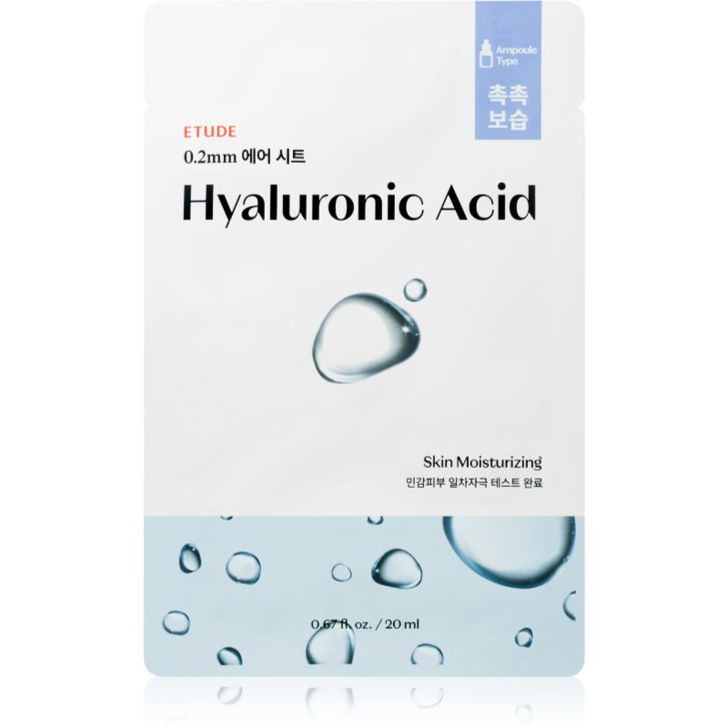 ETUDE 0.2 Therapy Air Mask Hyaluronic Acid sheet mask for intensive hydration 20 ml
