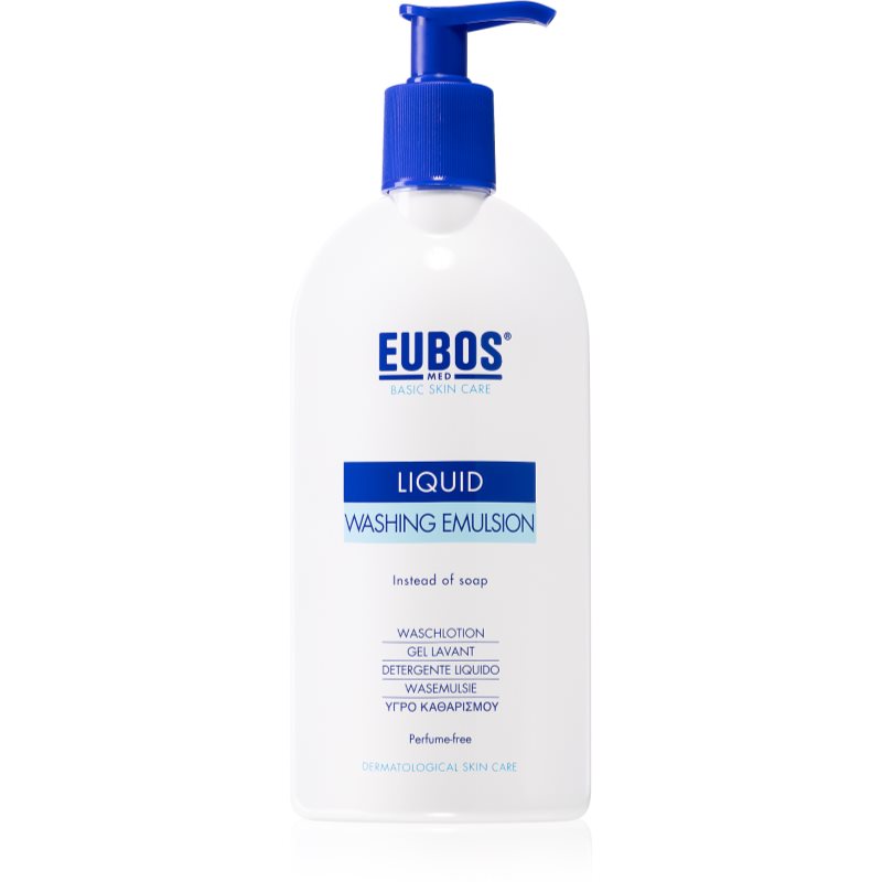 Eubos Basic Skin Care Blue очищуюча емульсія без ароматизатора 400 мл