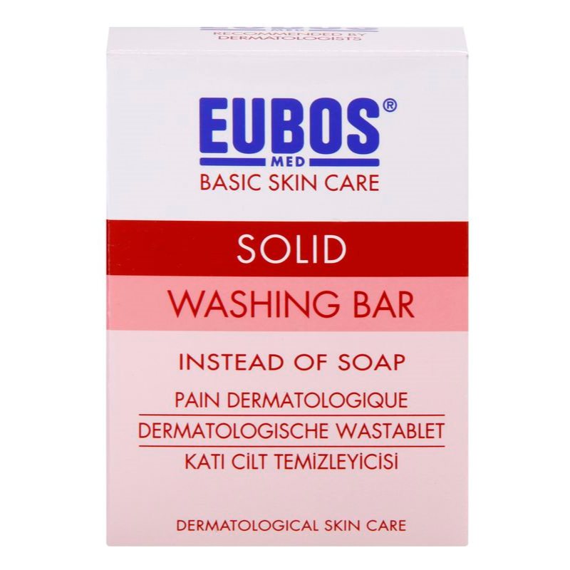 Eubos Basic Skin Care Red Syndet Bar For Combination Skin 125 G