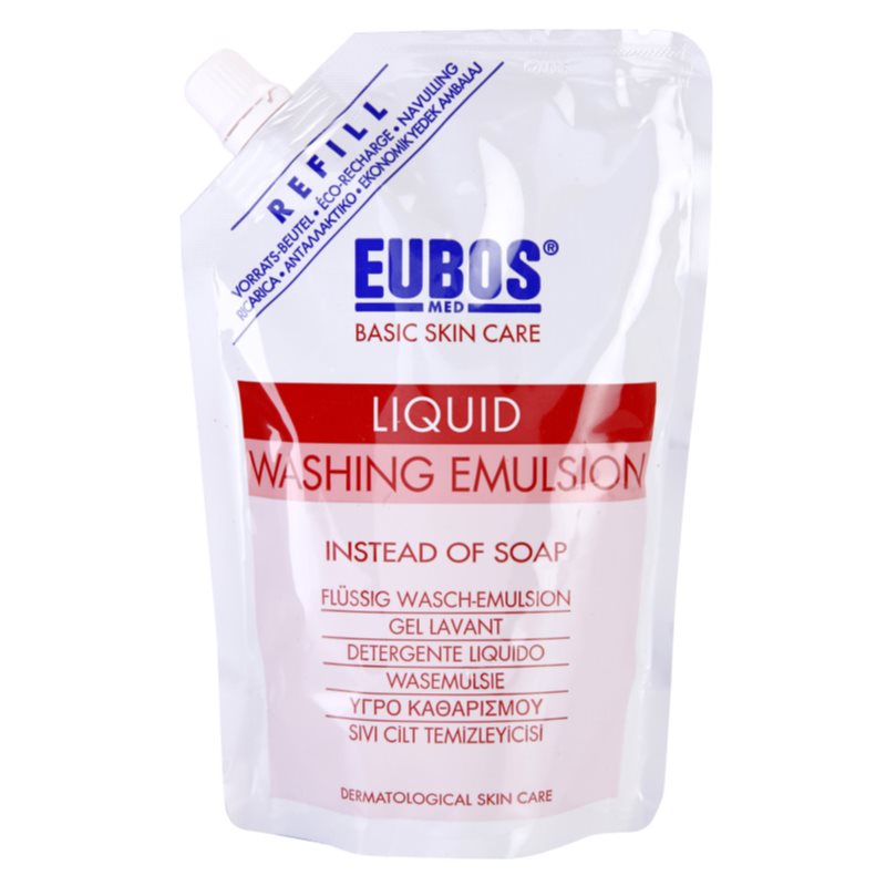 Eubos Basic Skin Care Red очищуюча емульсія змінне наповнення 400 мл