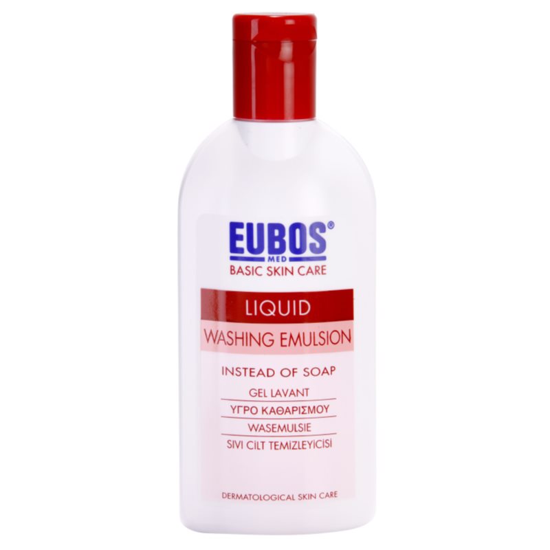 Eubos Basic Skin Care Red emulsión limpiadora sin parabenos 200 ml