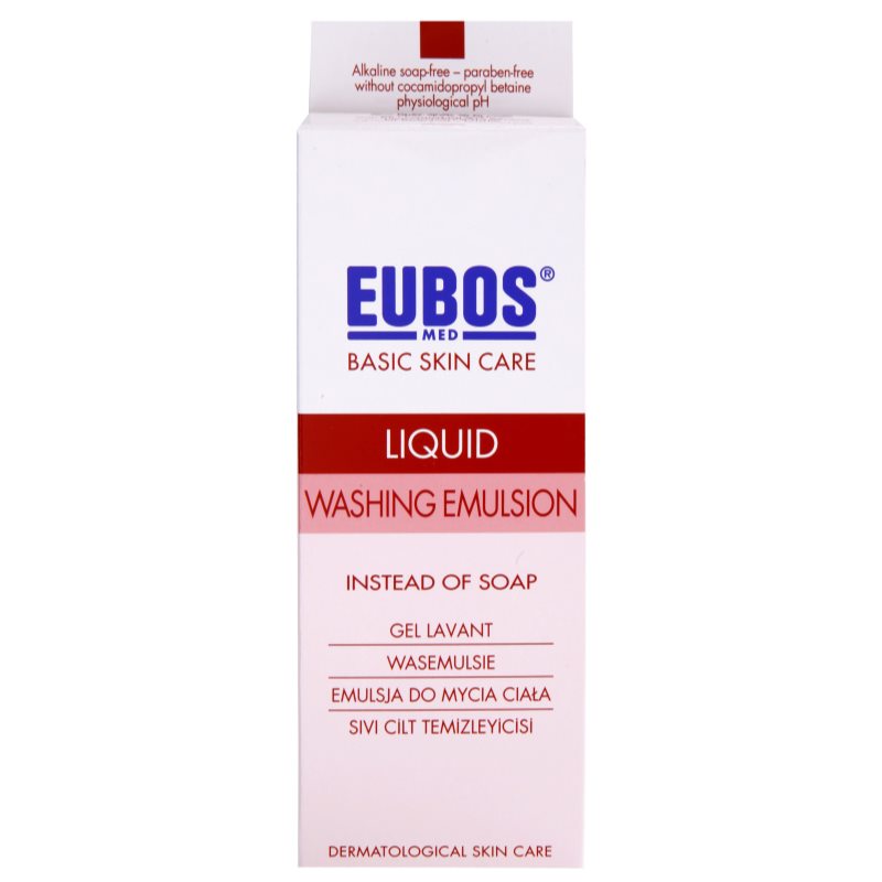 Eubos Basic Skin Care Red Washing Emulsion Paraben-free 200 Ml
