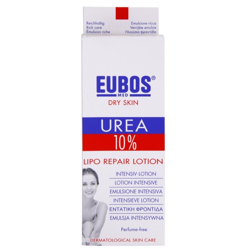 Eubos Dry Skin Urea 10% поживне молочко для тіла для сухої шкіри з відчуттям свербіння 200 мл