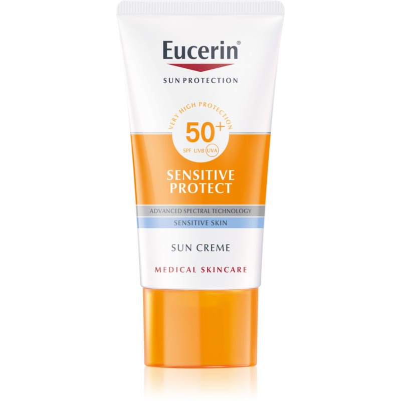 

Eucerin Sun Sensitive Protect захисний крем для обличчя SPF 50