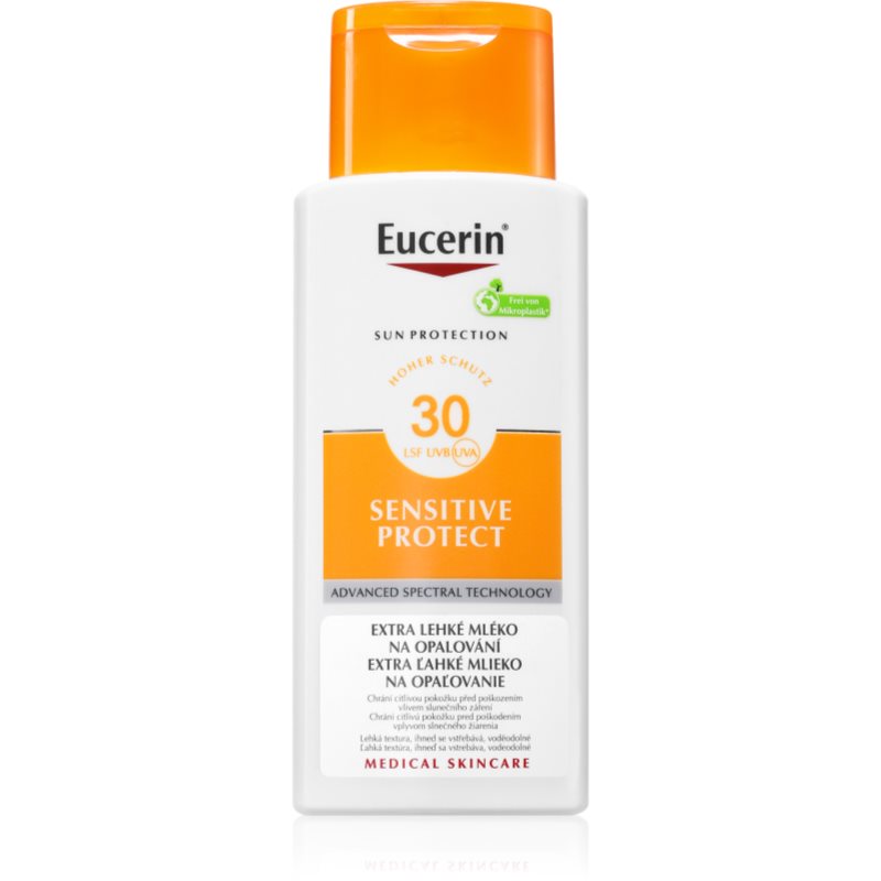 Eucerin Sun Sensitive Protect Lätt lotion För att bli brun SPF 30 150 ml female