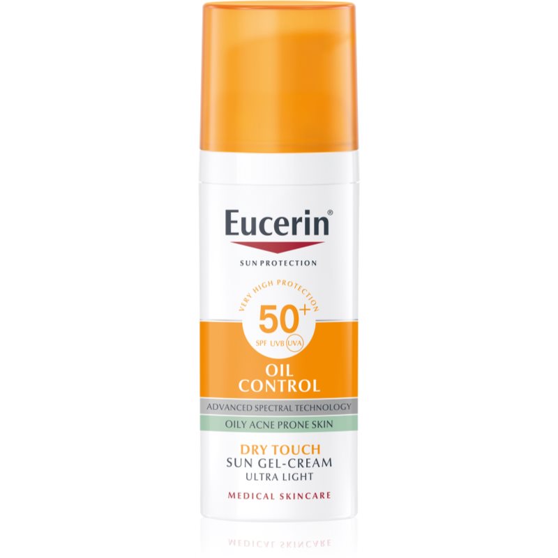 Eucerin Sun Oil Control crème-gel protectrice visage SPF 50+ 50 ml female
