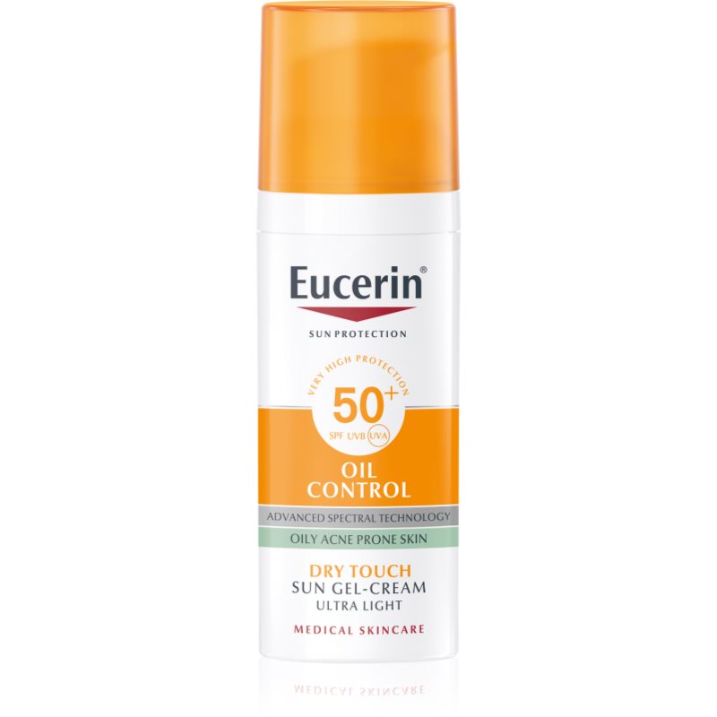 Eucerin Sun Oil Control protective facial gel cream SPF 50+ 50 ml