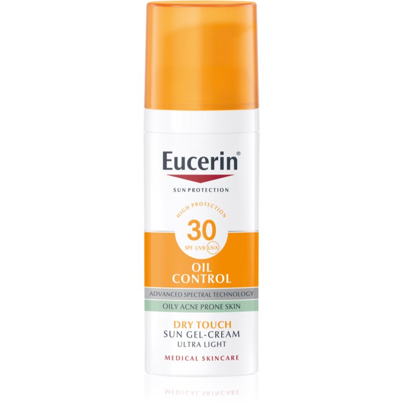 Eucerin Sun Oil Control zaščitni kremasti gel za obraz SPF 30 50 ml