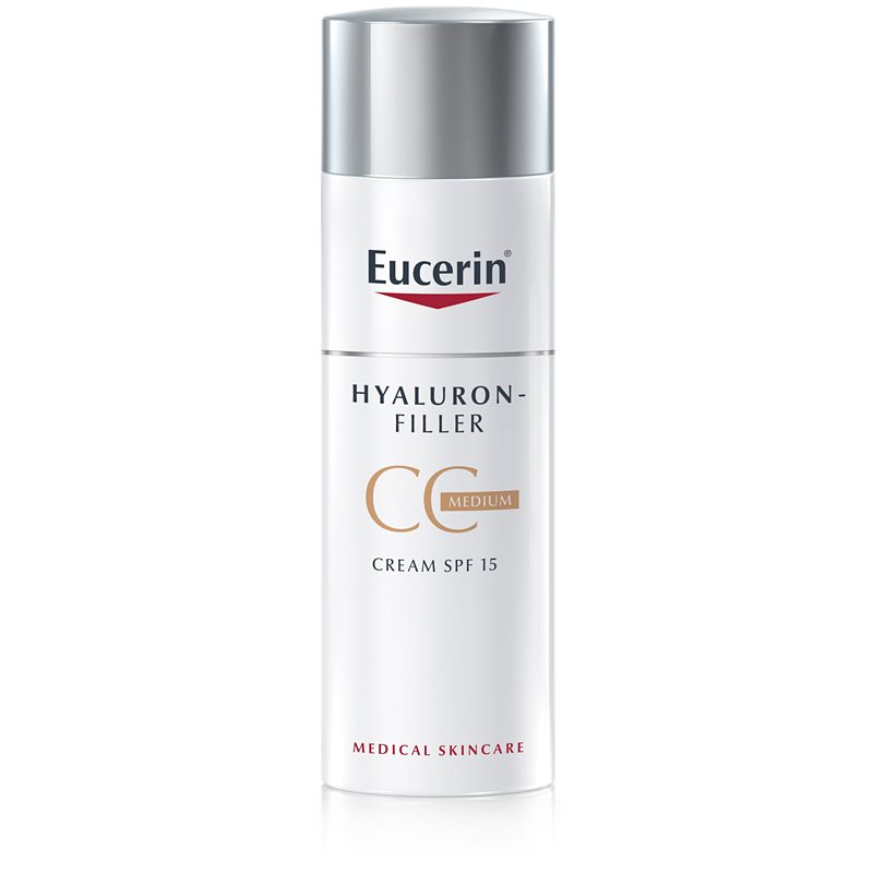 

Eucerin Hyaluron-Filler СС крем проти глибоких зморшок SPF 15 відтінок Medium Dark